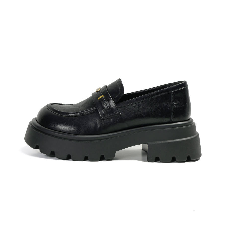 BOJUEMAO Loafers Women's Black