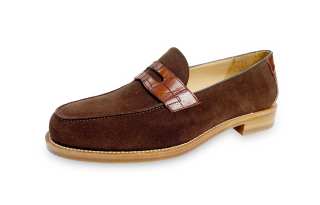 ANTONIO BAREZZI Loafers Men's Coffee/Yellow Brown
