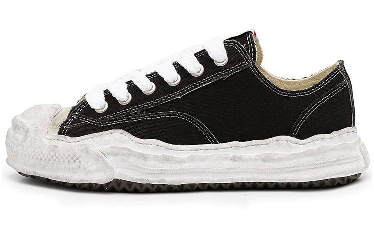 MIHARA YASUHIRO Hank OG Sole Low Frayed Black