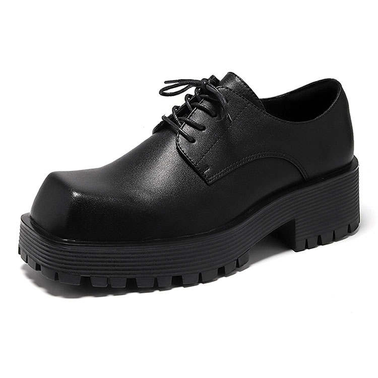 KAQIAODI Microfiber Leather Casual Shoes Men's Black