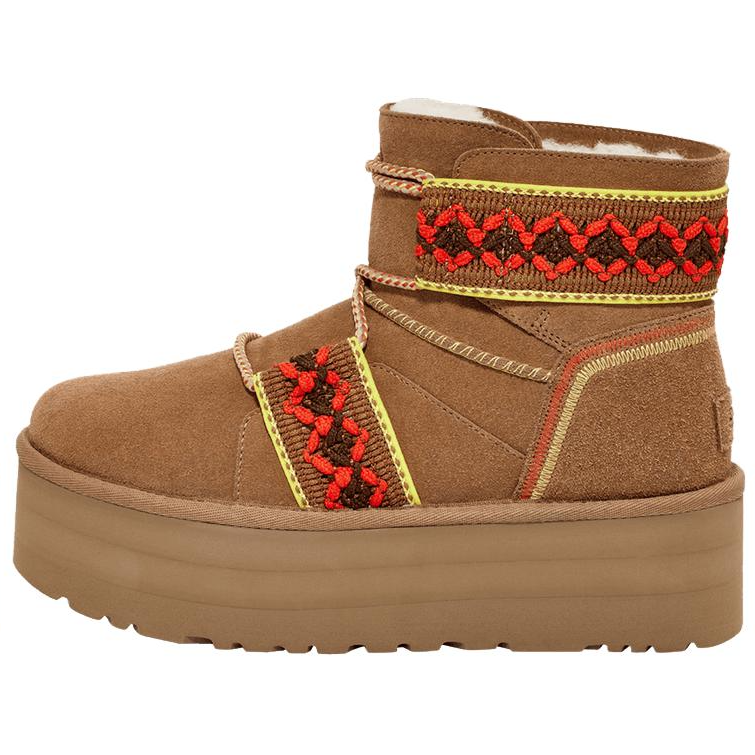 UGG UGG Classic Mini II Short Snow Boots Women's Brown