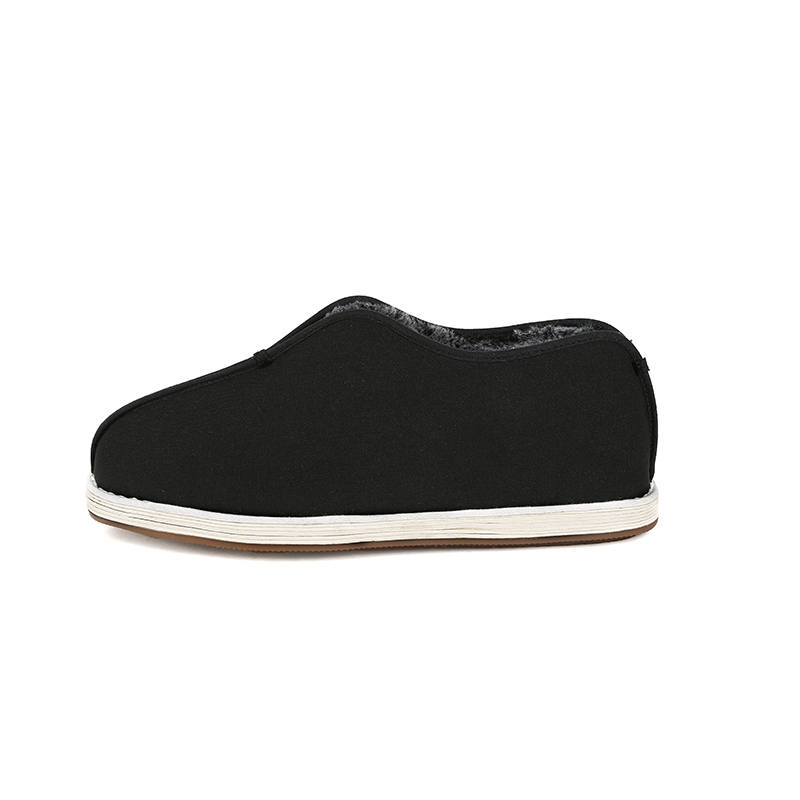 LAOMEIHUA Trendy, Fleece Lined Comfortable Commute Minimalist Style Low top Casual Shoes Men's Black