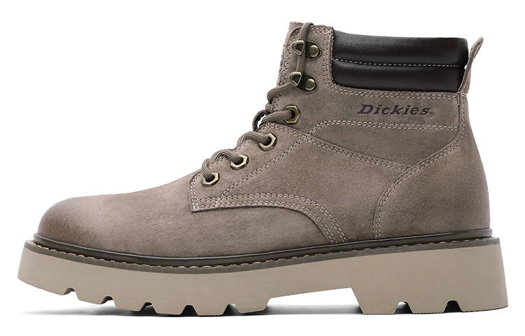 Dickies Dickies Leather Crew Combat Boots Men's Mushroom