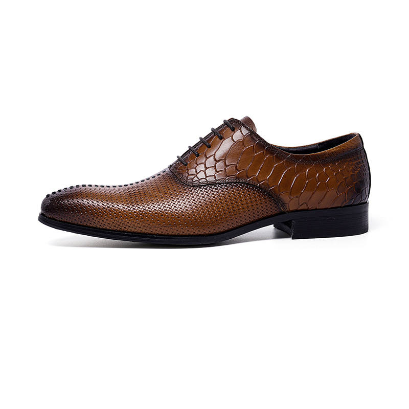 ASTON M.JAZZ Dress Shoes Men's Low Top Black/Brown/Khaki