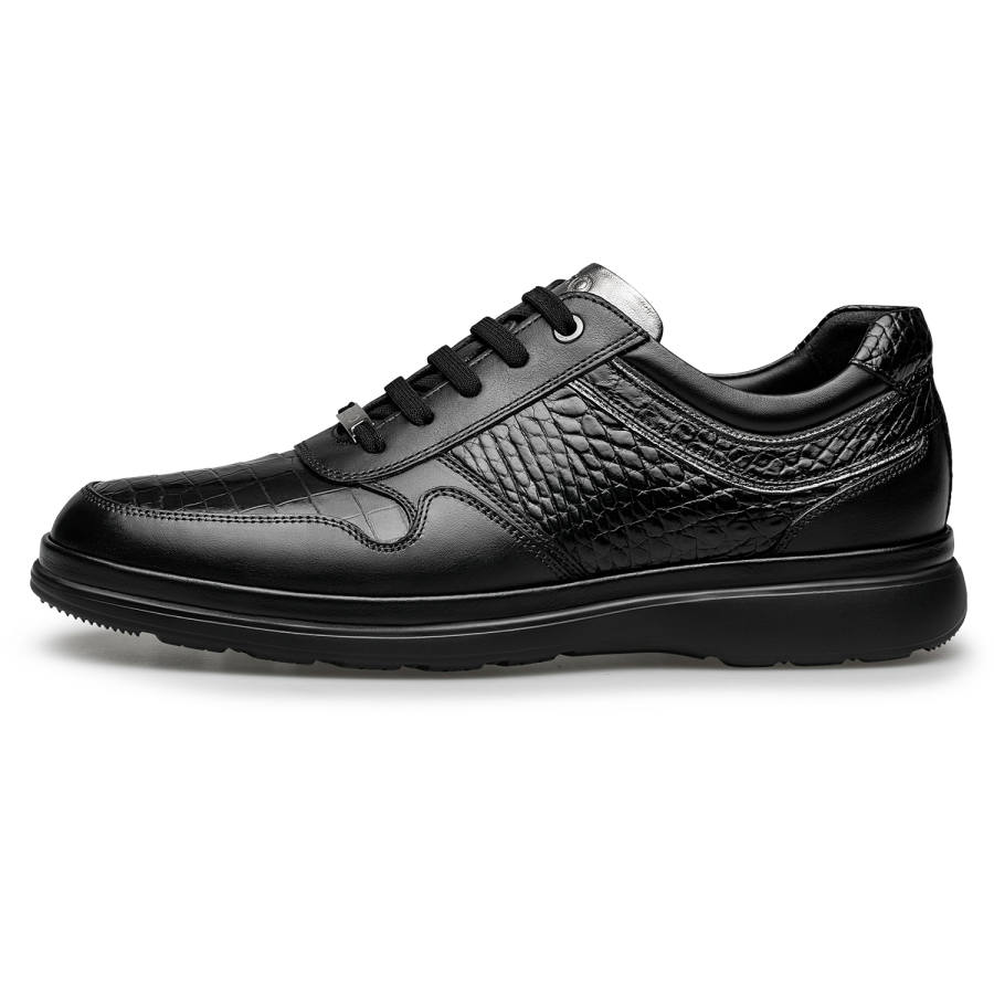 ZRO Cow Leather Casual Shoes Men's Black