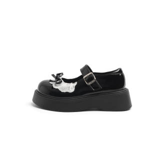 NUNZ Pu Platform Mary Jane Shoes Women's