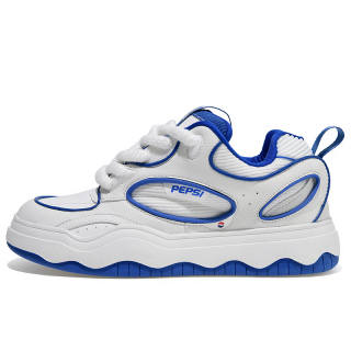 Pepsi Microfiber Leather Cushioning Coverage Abrasion Resistant Low top Skateboard Shoes Men's