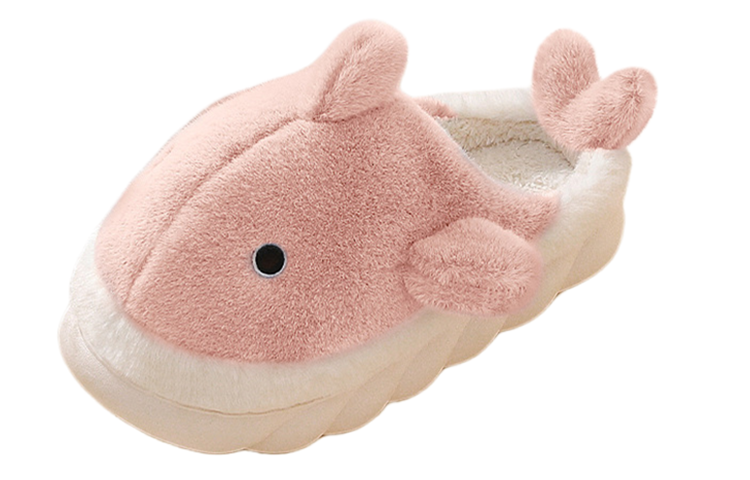 SHULUAN Closed Toe Slippers Women's Pink