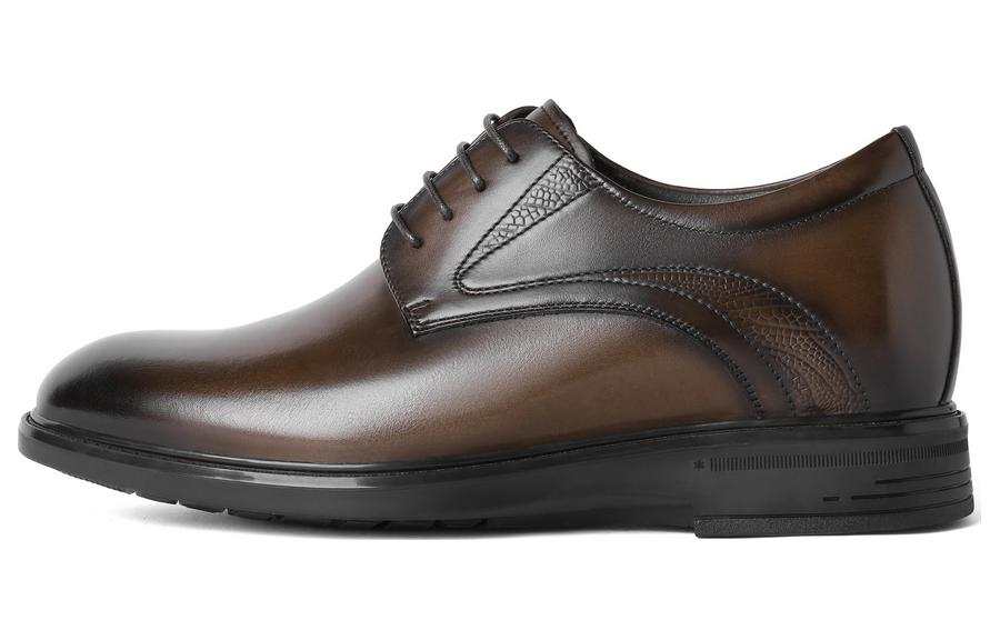 BELLE Dress Shoes Men's Low Top Black/Brown