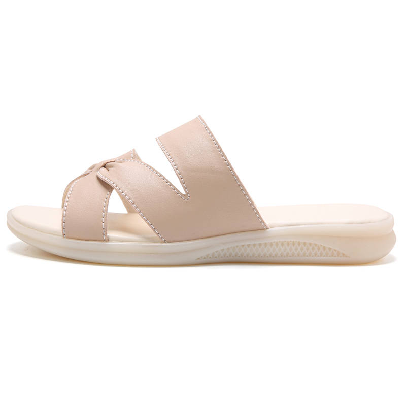 Reivantix Reivanti Rubber Sole Slip Resistant Slide Slippers Women's Brown