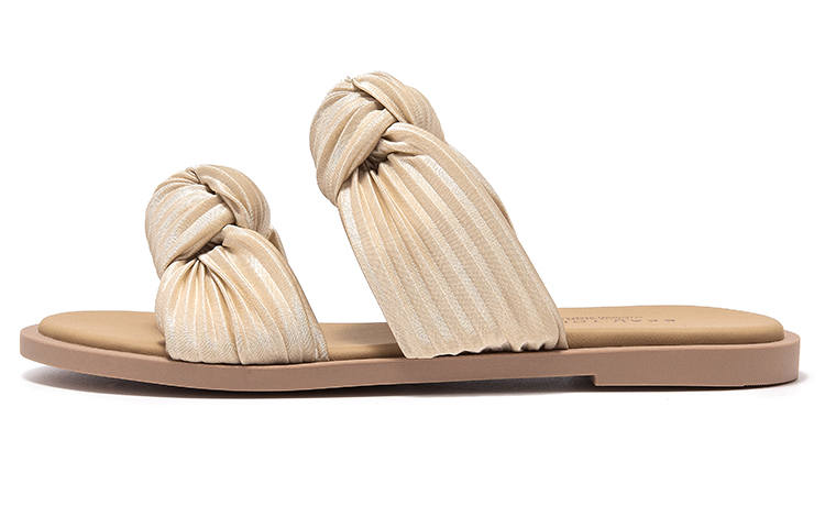 Beau Today Rubber Sole Slip Resistant Abrasion Resistant Slide Slippers Women's