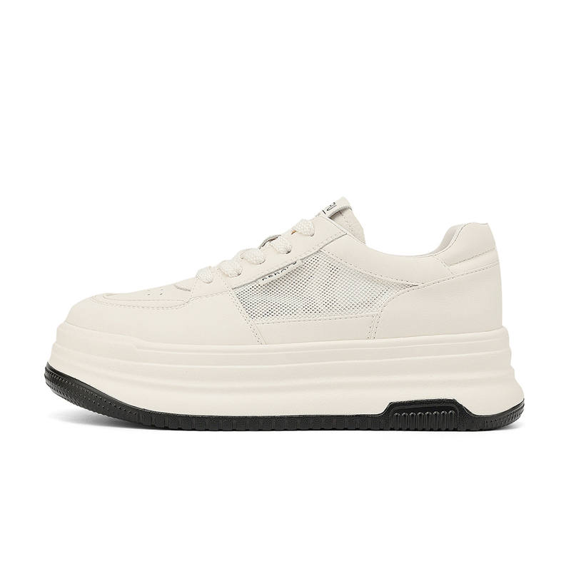 KEKAFU Pu Slip Resistant, Lightweight, And Breathable Low top Skateboard Shoes Women's
