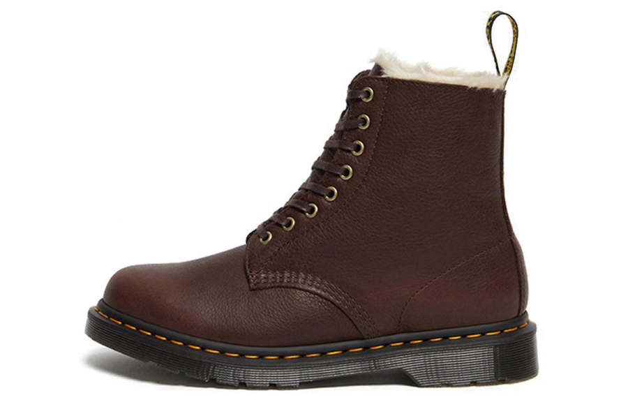 Dr.Martens Dr. Martens 1460 Pascal Faux Fur Lined Boots Brown