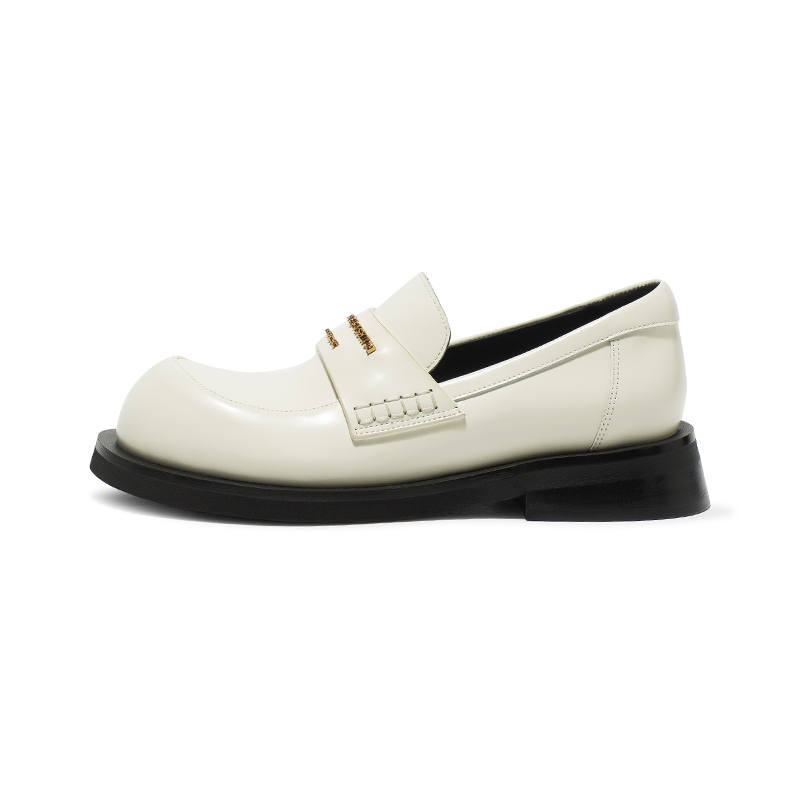 Coup De Foudre Top Grain Cow Leather Platform Shoes 3.5cm Women's