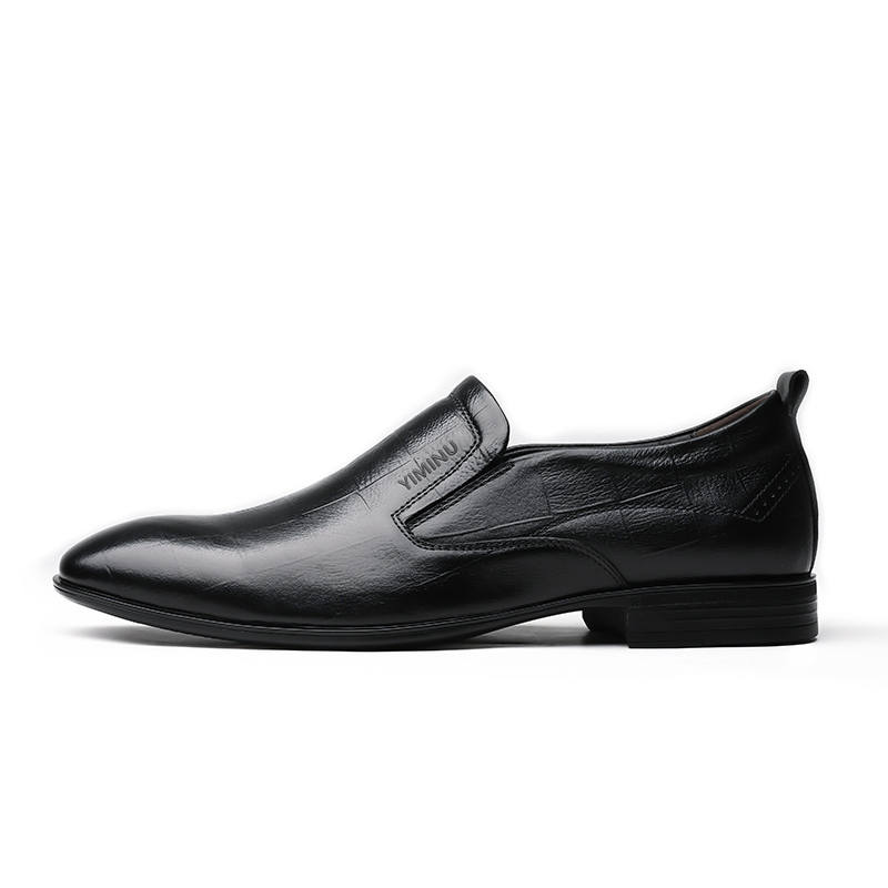 YIMINU Dress Shoes Men's Low Top Black