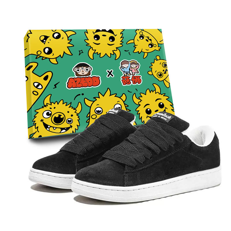GULIA Skateboard Shoes Unisex Low Top Black