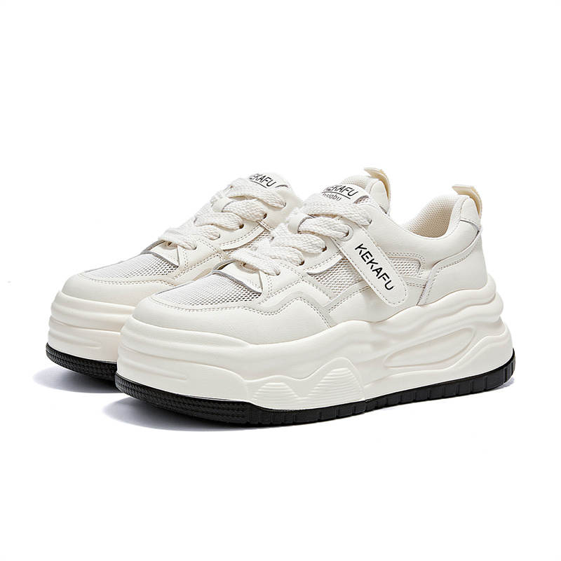 KEKAFU Slip Resistant And Breathable Height Increasing Low top Skateboard Shoes Women's