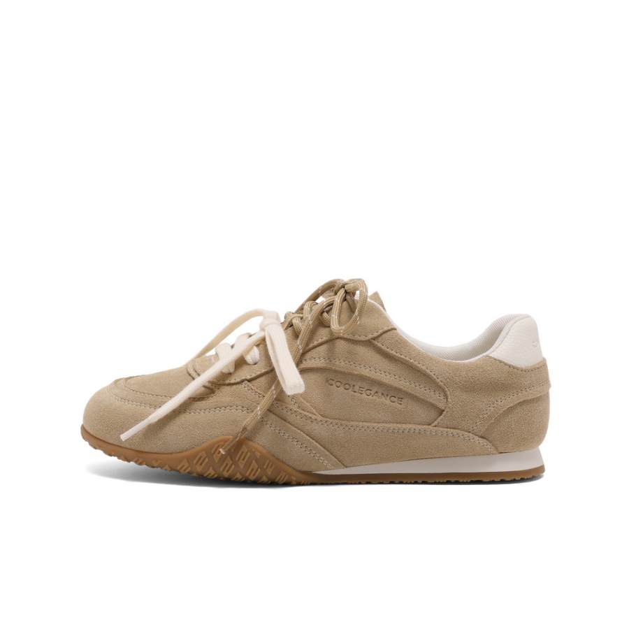 BELLE Cow Split Leather Low top Casual Shoes Women's