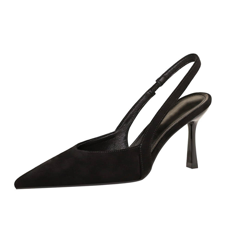 YAFEI XUANYU Suede Slim Heel High Heels Women's