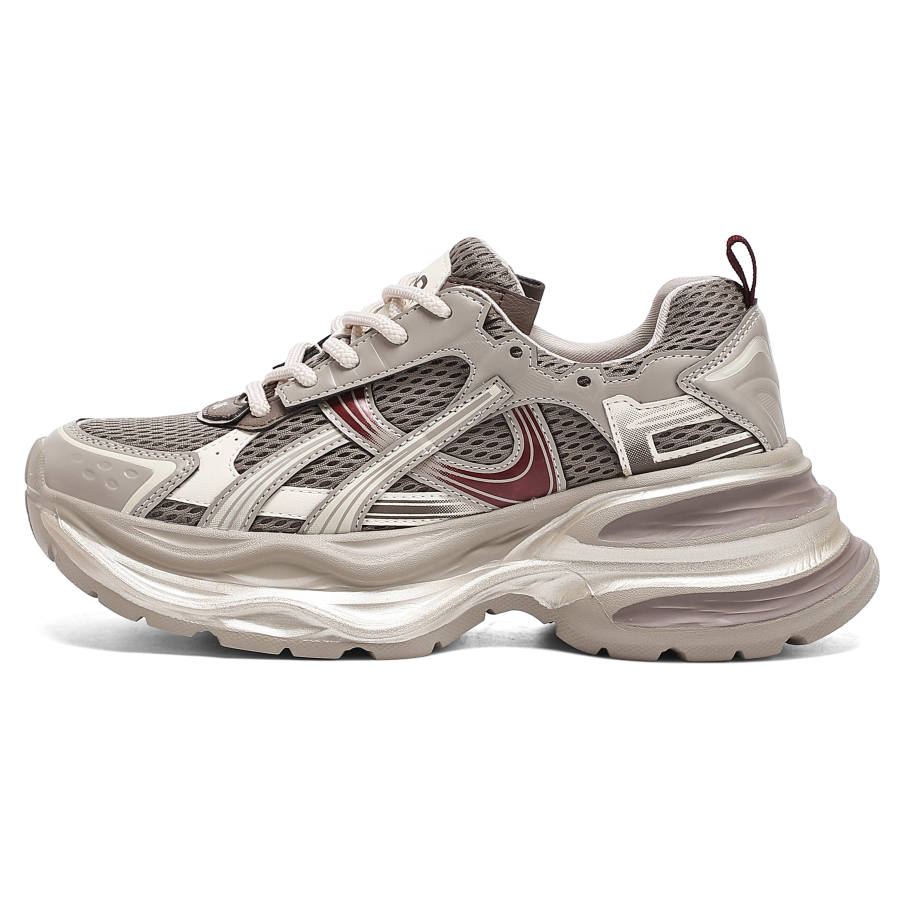 Hotwind Textile, Synthetic Leather Chunky Sneakers Women's