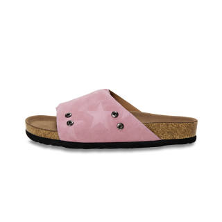 CONP Rubber Sole Slide Slippers Unisex Pink