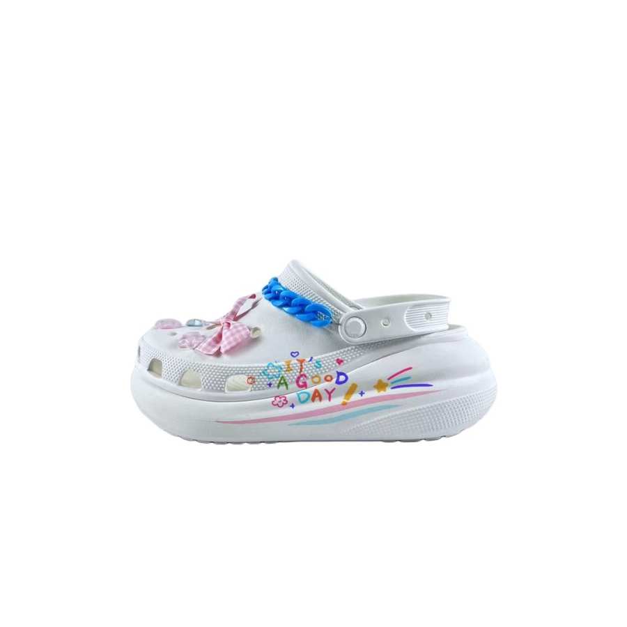 Crocs Crocs Crush Clog EVA Clogs Unisex White