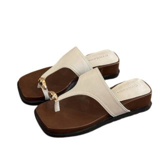 GULIA Slide Slippers Women's Beige
