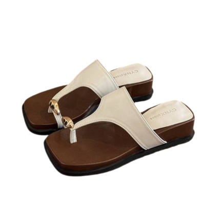GULIA Slide Slippers Women's Beige