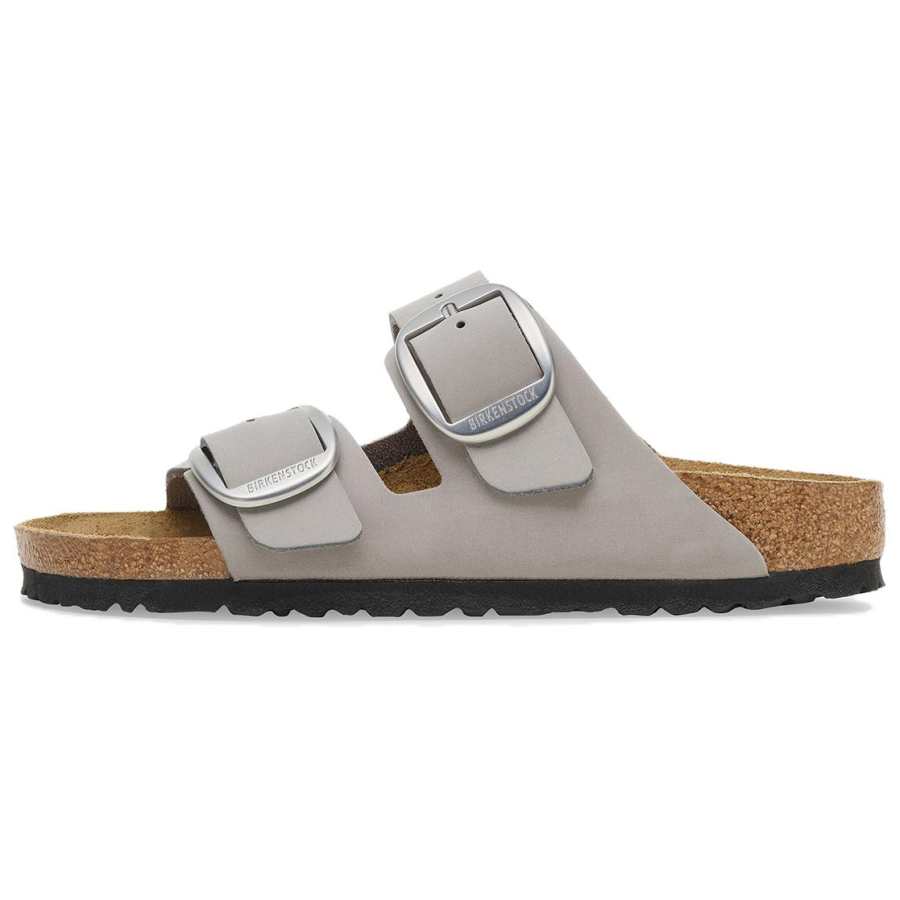 Birkenstock Arizona Breathable Birkenstock Shoes Women's Lime Gray Narrow