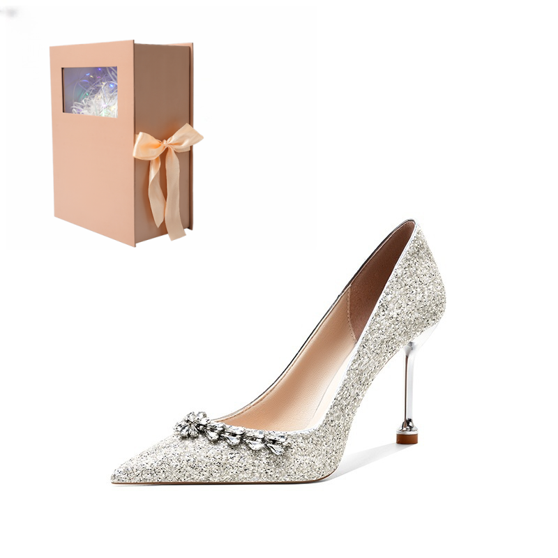 ANGEL BOY Slim Heel High Heels Women's