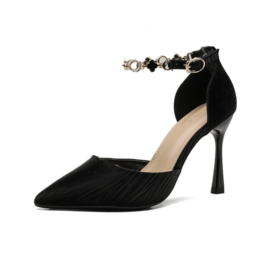 HKCP Pu Slim Heel High Heels 6.5cm Women's