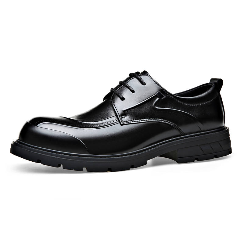 XIAOTOULANG Cow Split Leather Dress Shoes Men's