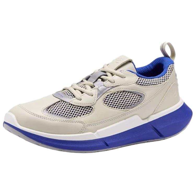 Ecco Ecco Biom 2.2 Cow Leather Low top Running Shoes Men's Gray Blue