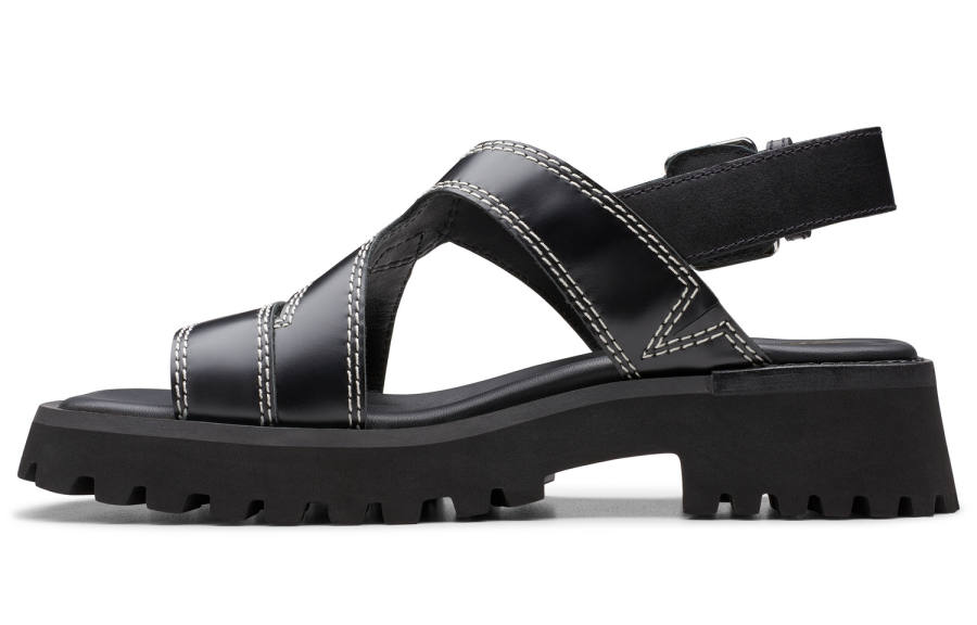 Clarks Beach Sandals Women's Black