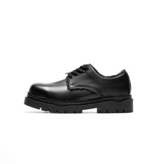 TBOF Top Grain Cow Leather Casual Shoes Men's Black