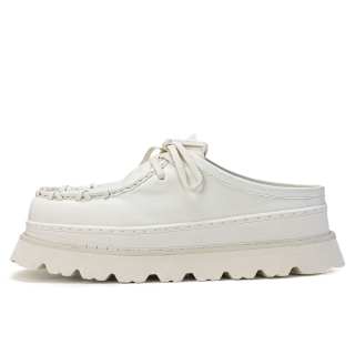 SUFEIDIMAN Odor Resistant Closed Toe Slippers Men's White