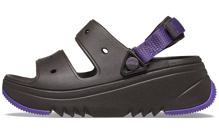 Crocs Hiker Xscape Sandal 'Espresso Neon Purple' Women's