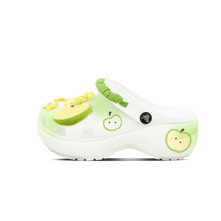 Crocs Crocs Classic Clog Apple Amusement Park EVA Clogs Unisex Green