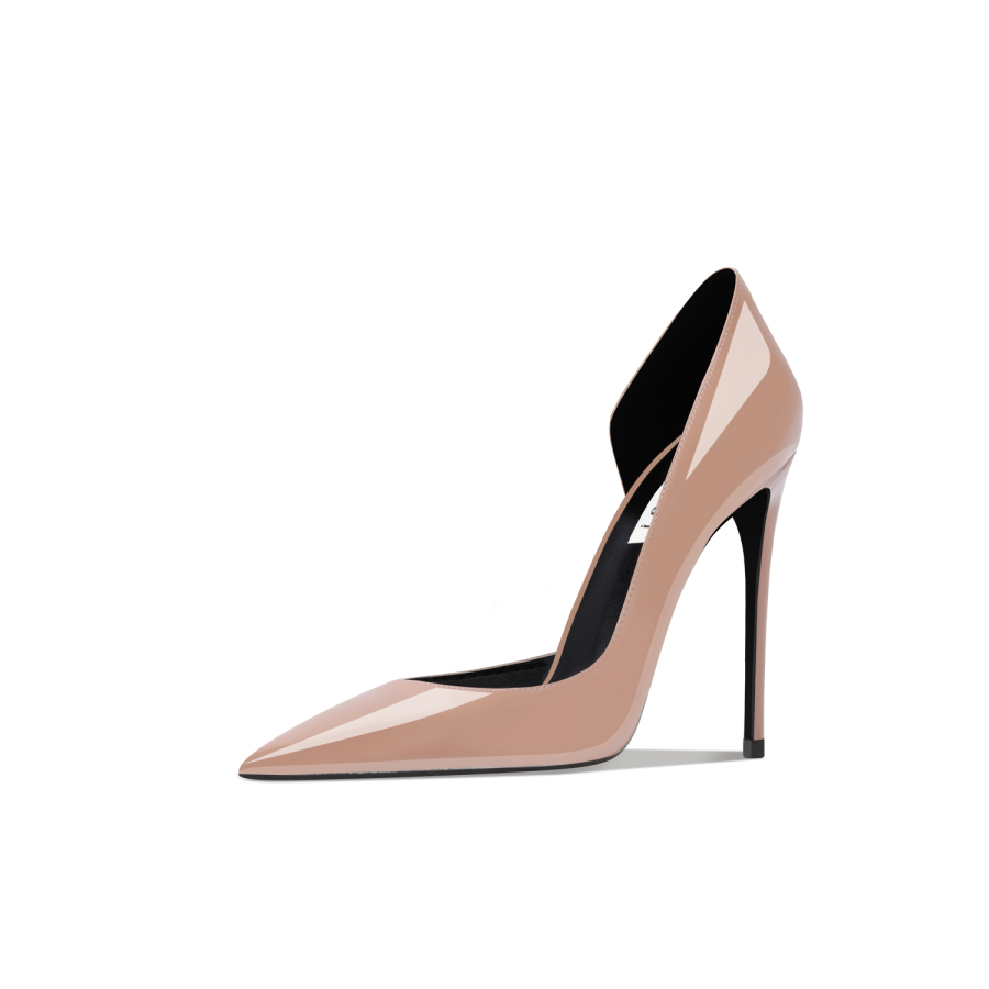 Suyymakk Slim Heel High Heels Women's Nude