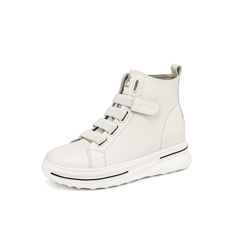 BOERDIQI Top Grain Cow Leather Breathable Lightweight Height Increasing Breathable Lightweight Height Increasing