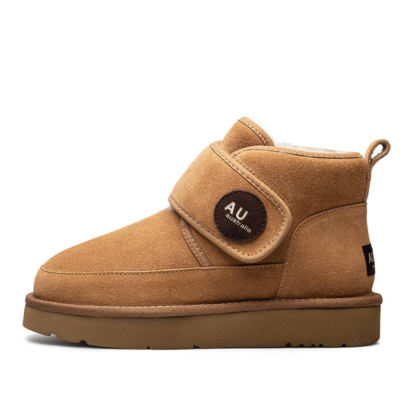 AU&MU Thermal Comfortable Versatile Fleece Lined Snow Boots Unisex