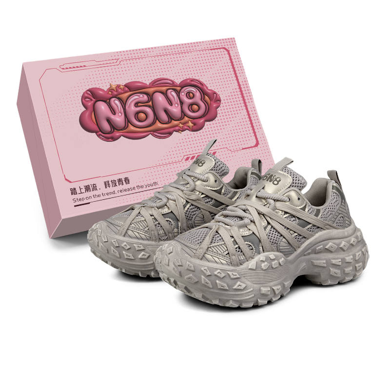 N6N8 Fabric Low top Chunky Sneakers Women's