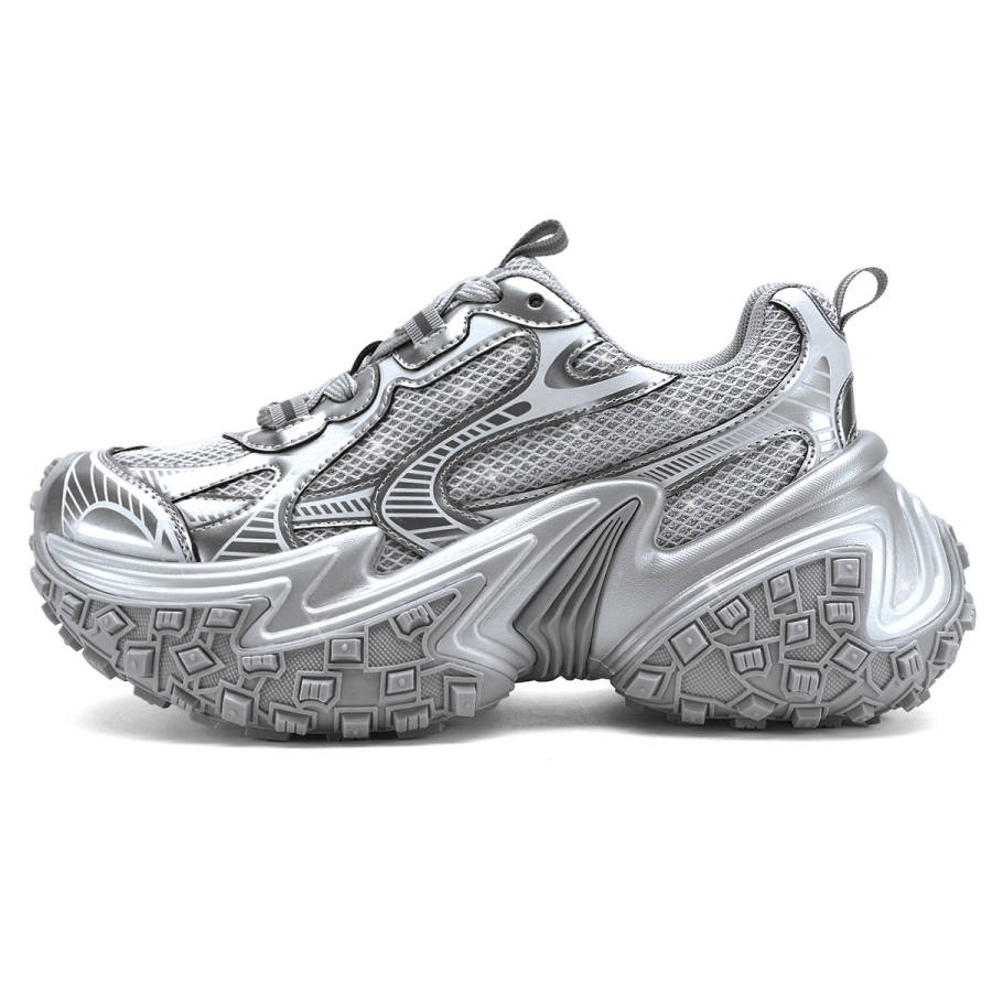 Safiya Low top Chunky Sneakers Women's Silver