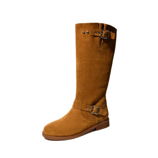 Yeezyy Reezy Cow Suede Ankle Boots 3cm Women's