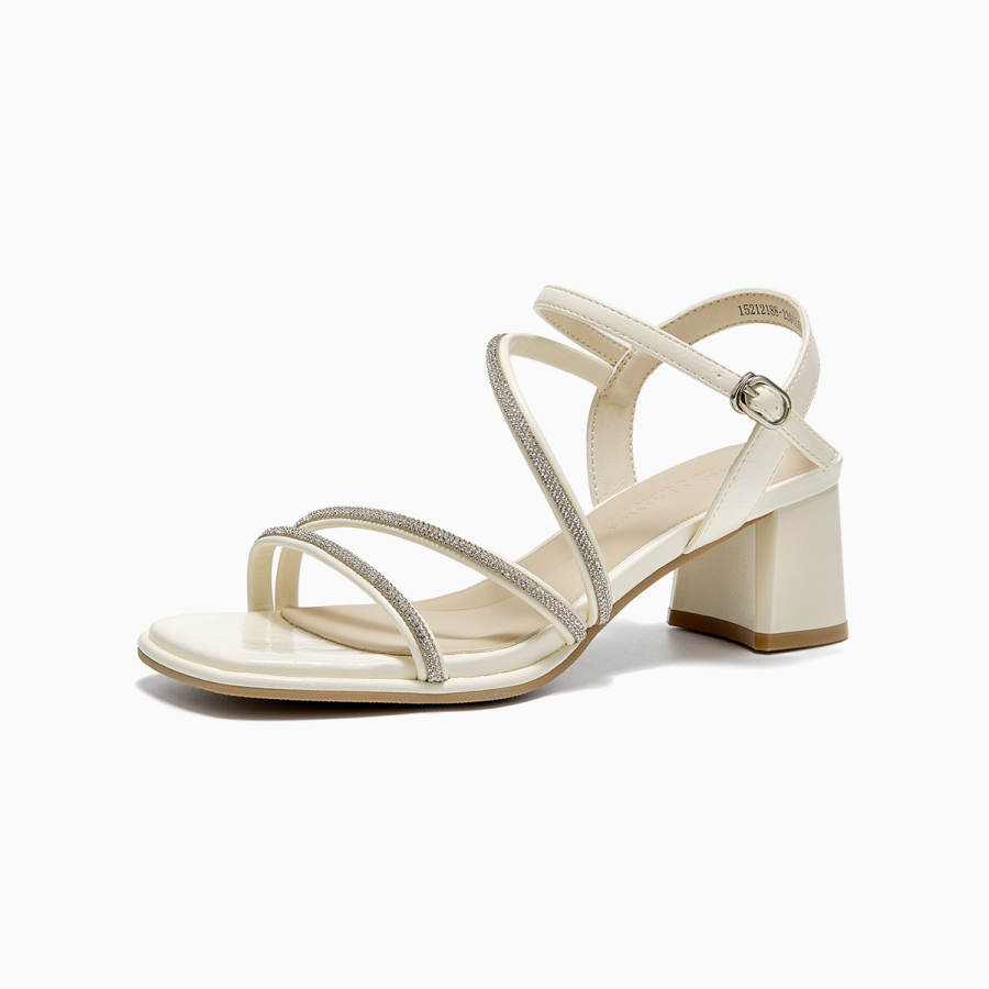 GEMEIQ GEMEIQ Synthetic Leather One Strap Sandals Women's
