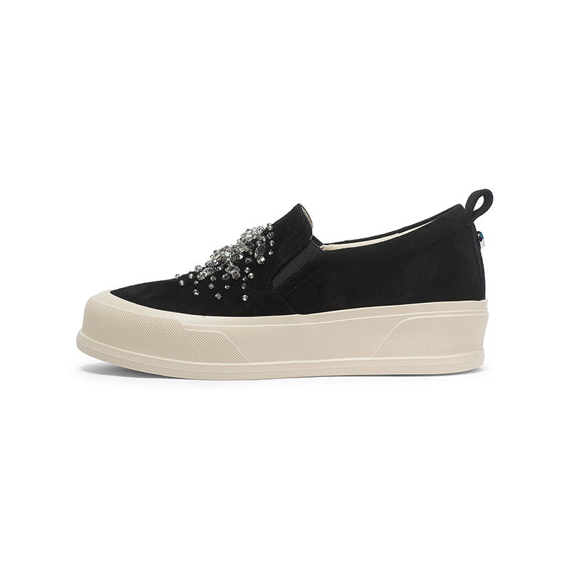 Coup De Foudre Sheep Suede Loafers Women's