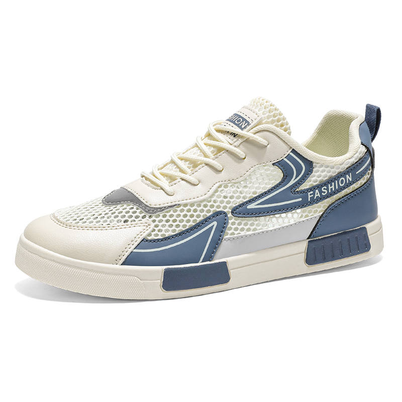 SHOUBA Mesh Abrasion Resistant Lightweight Wear resistant And Lightweight Low top Skateboard Shoes Men's