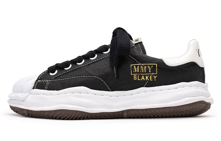 MIHARA YASUHIRO Blakey Low top Stylish Skateboarding Shoes Unisex Black White