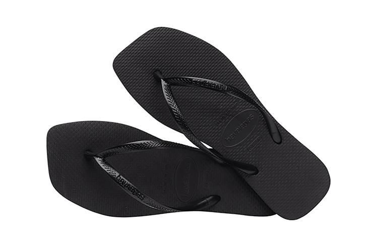 Havaianas Rubber Sole No Special Function Flip Flops Women's Black