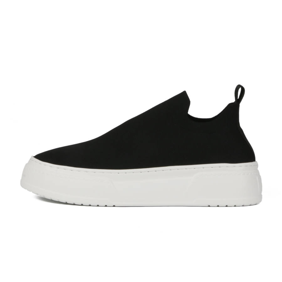 TIEKE Sock Shoes Mesh Low top Casual Shoes Men's Black